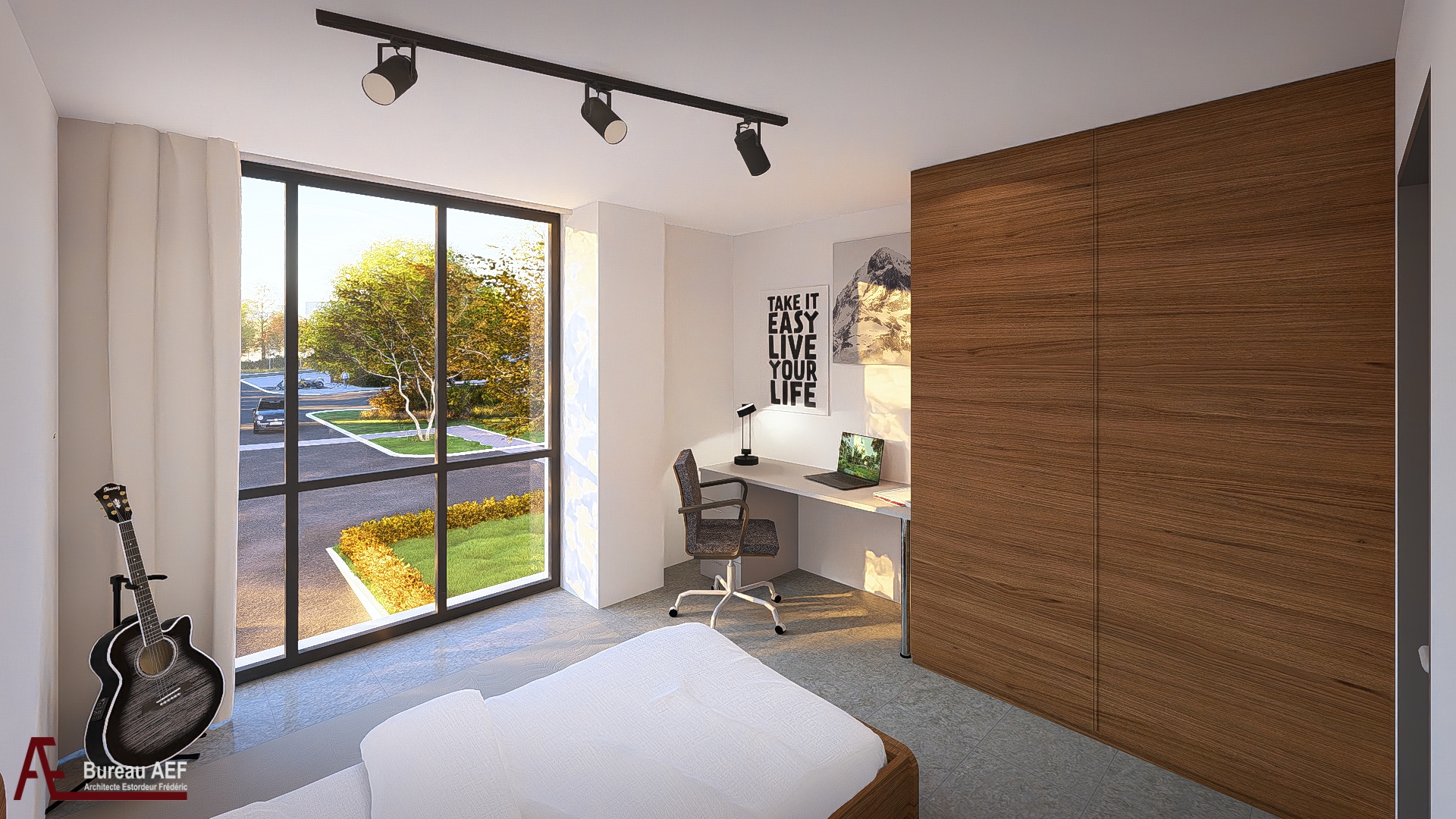 Intérieur d'un appartement, typologie A28