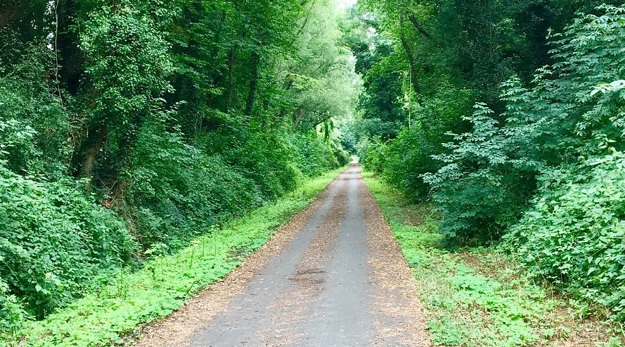 RAVeL ligne 98, chemin verdoyant le long de L'Écrin Vert